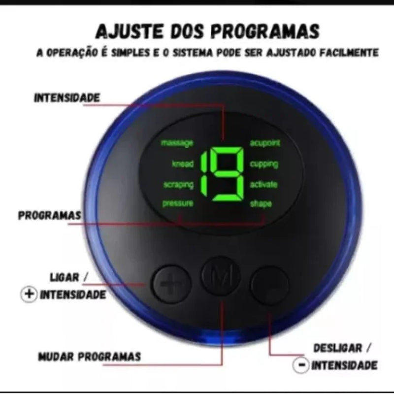 Massageador Tapete Pulso Elétrico Perna Pés Ems Almofada Pé - PrimeImpérios