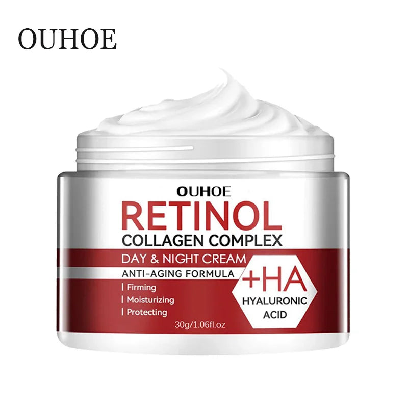 Retinol hidratante creme facial reparação hidratante creme nutritivo clareando a pele creme facial anti-envelhecimento cuidados com a pele do rosto