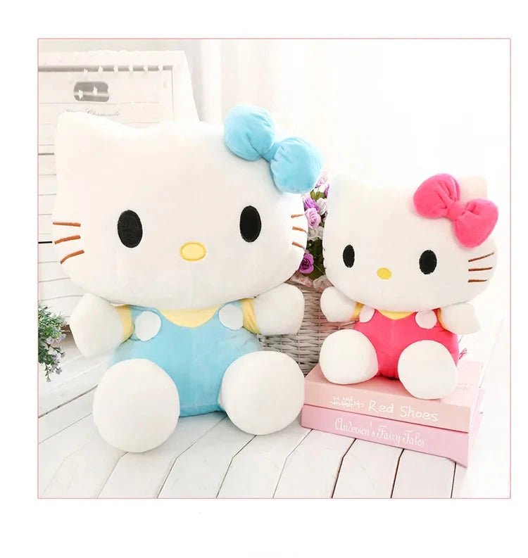 Boneca de pelúcia tamanho grande adorável sanrio pelúcia olá kitty, brinquedo animal ragdoll - PrimeImpérios